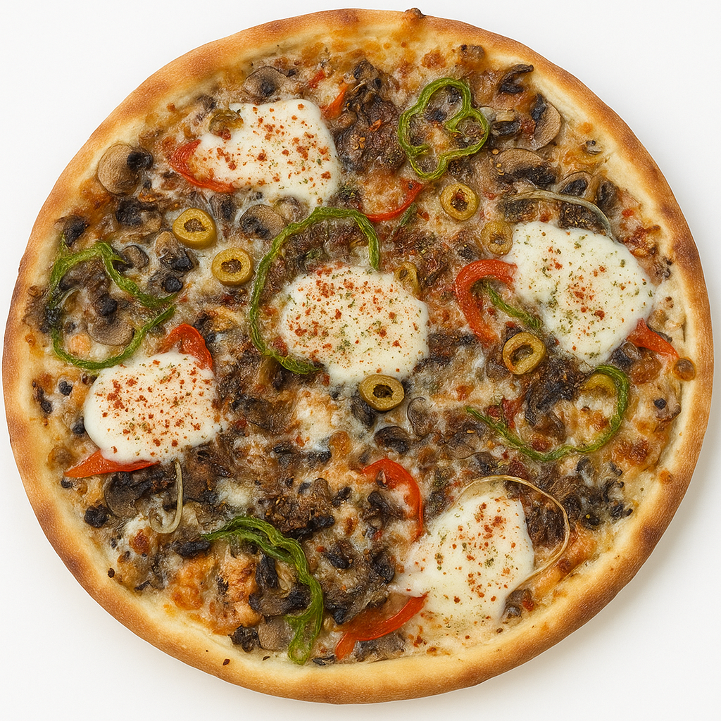 Salmonlu Pizza